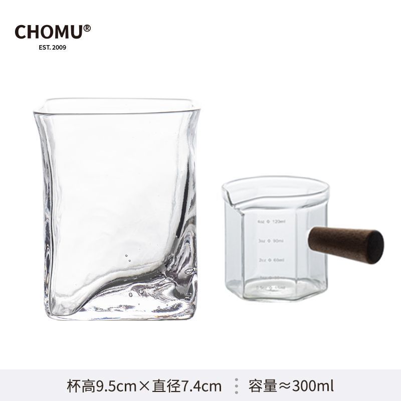 แก้วกาแฟสไตล์อเมริกัน Dirty แก้วกาแฟสไตล์อเมริกัน Dirty แก้วกาแฟดีไซน์หรูทนร้อน แก้วกาแฟใสคุณภาพสูง 