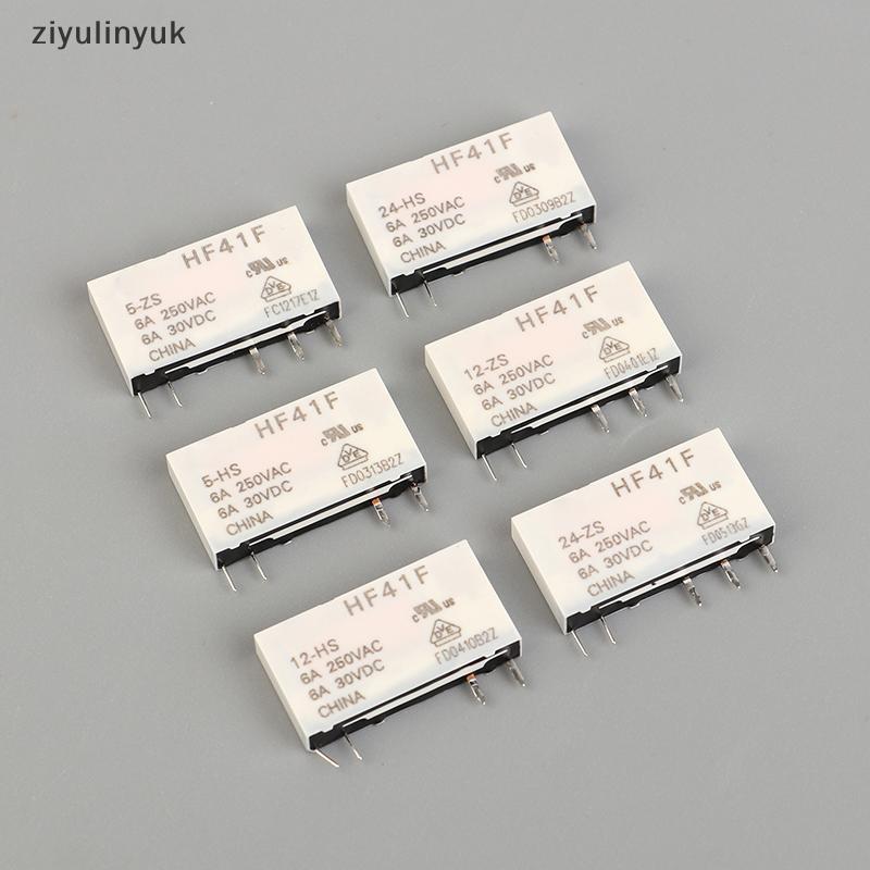 Ziyulinyuk HF41F-24-ZS HF41F-12-ZS HF41F-5-ZS HF41F-5-HS HF41F-12-HS HF41F-24-HS รีเลย์อุตสาหกรรม Su