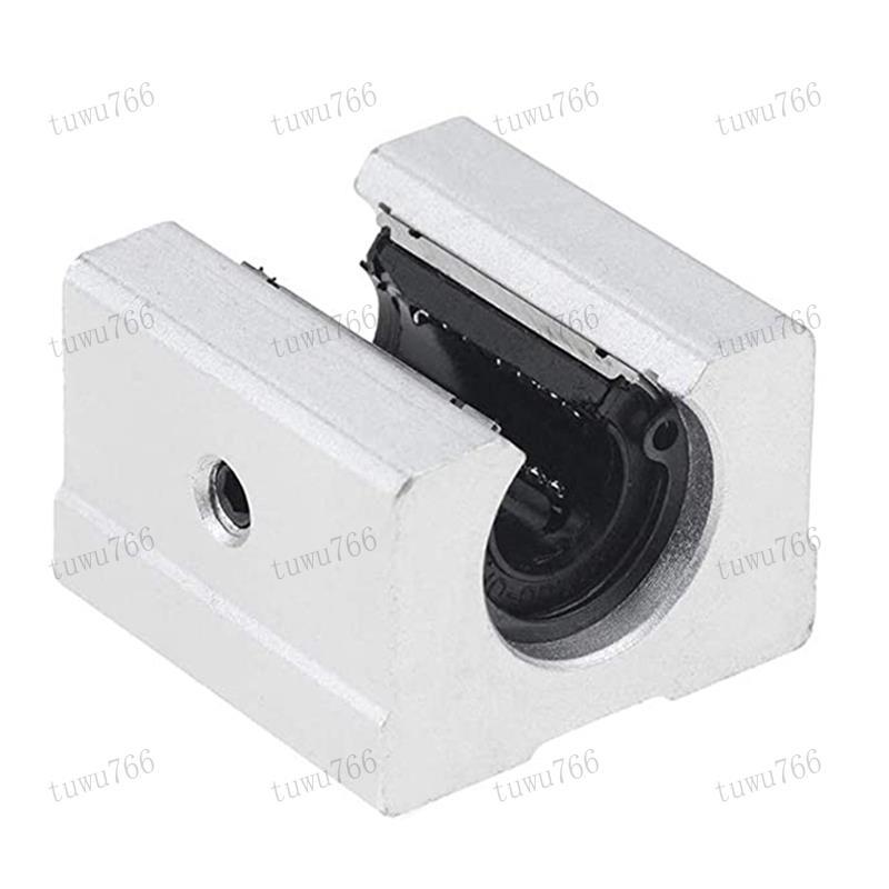 [tuwu766]4PCS SBR16UU Linear Ball Bearing Slide Block สําหรับ SBR16 Linear Rail Guide
