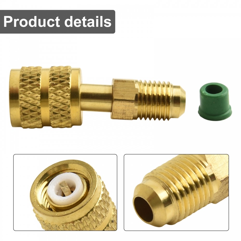 อะแดปเตอร์สําหรับ R410 R32 R22 R32 R410a Refrigerant Anti Aging ทองเหลืองที่มีประโยชน์