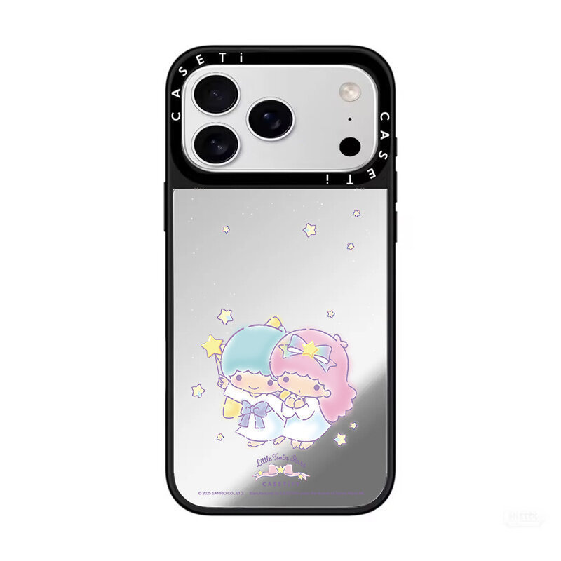 ใหม่ Mirror Pop Mart baby angel สําหรับ iPhone 17 16 15 14 13 12 11 Pro Max Plus กรณีกันกระแทกปกแข็ง