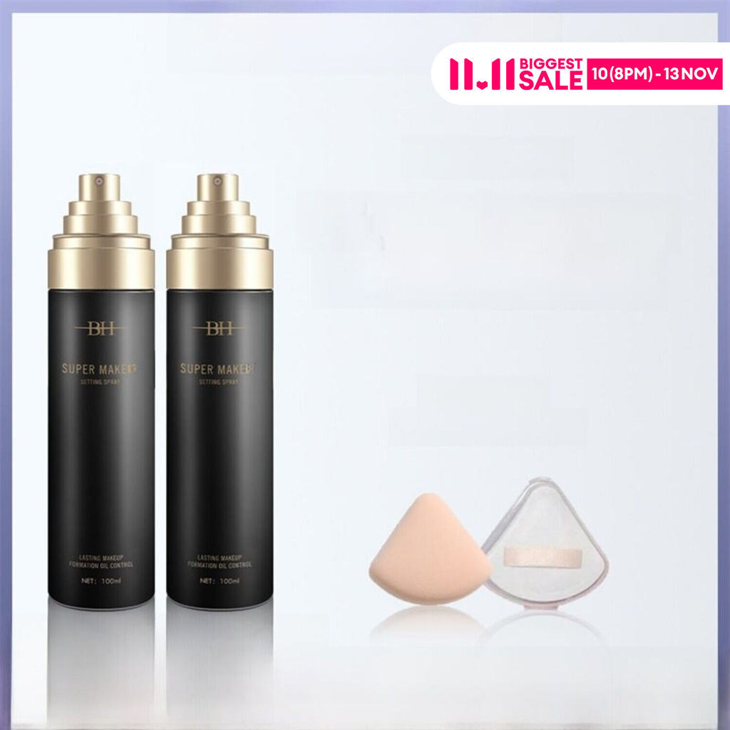 Long-Lasting BH Makeup Setting Spray Moisturizing Oil-Control Water-Proof Sweat-Proof No-Cake Effect