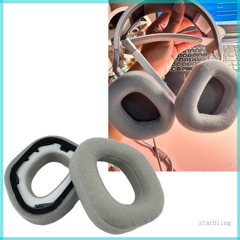 Star Breathable Cushioned Earpads สําหรับชุดหูฟัง HS80 HS80 ขยายสวมใส่ในเกม