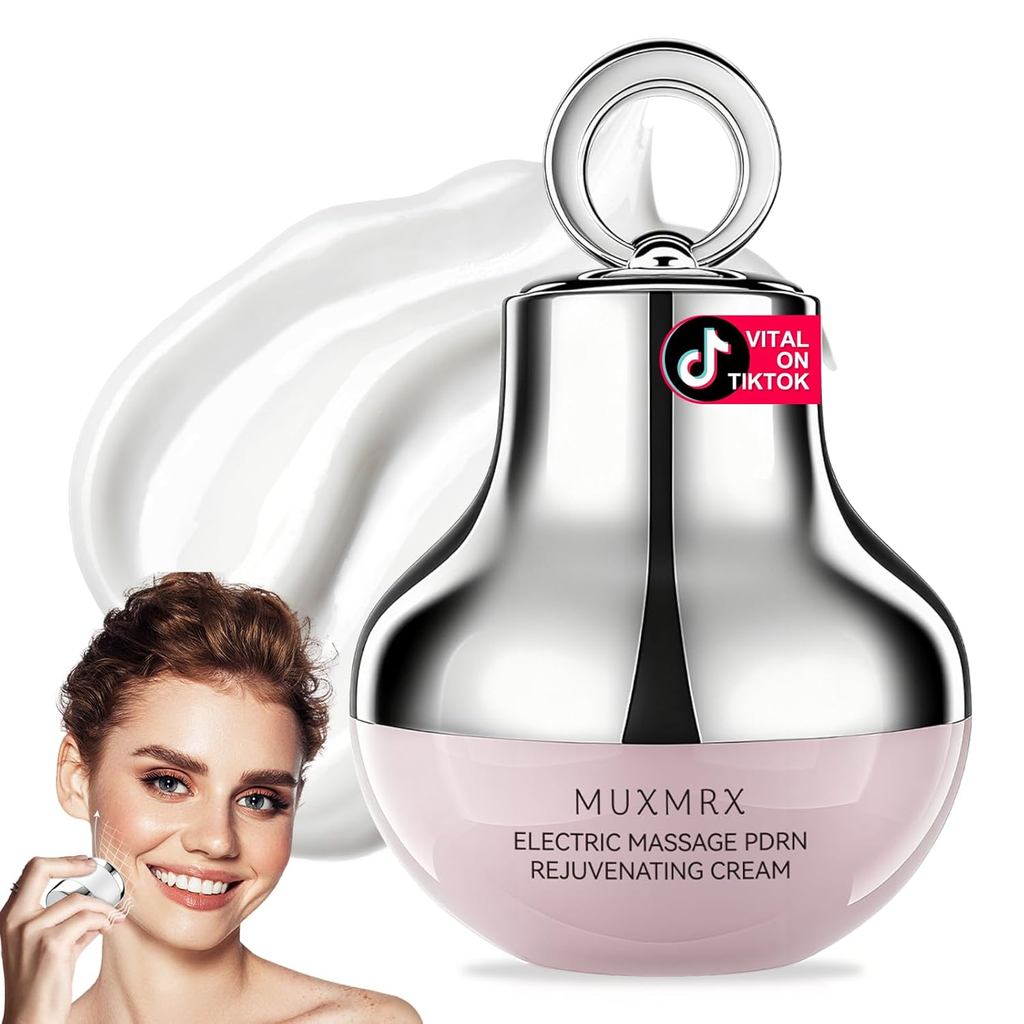 เครื่องนวดไฟฟ้า PDRN Firming Face Cream, 1000ppm PDRN Salmon DNA Face Moisturizer พร้อมคอลลาเจน, Hya