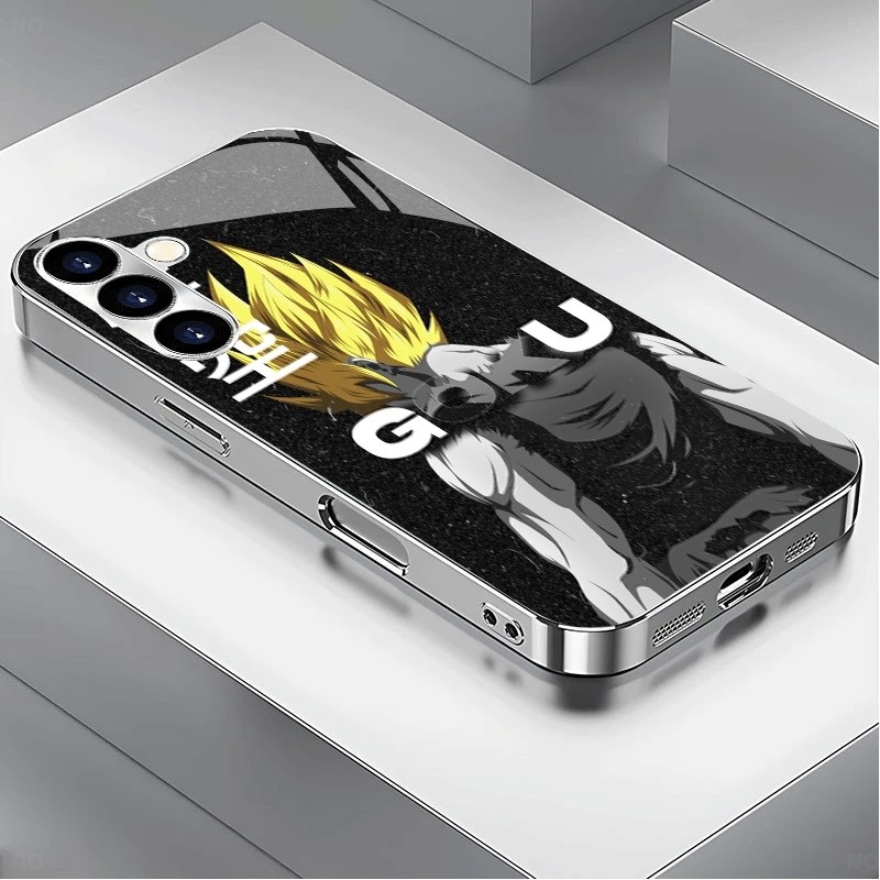 SAMSUNG Dragon ball 09 หรูหราชุบกรอบแว่นตาสําหรับSamsung Galaxy S22 S23 S24 S25 Ultra A22 A23 A25 A3