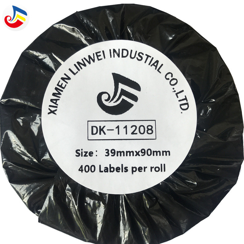 Brother QL-800 810W 700 720 ริบบิ้นเครื่องฉลาก DK-11208 กระดาษฉลาก กว้าง 38 มม.