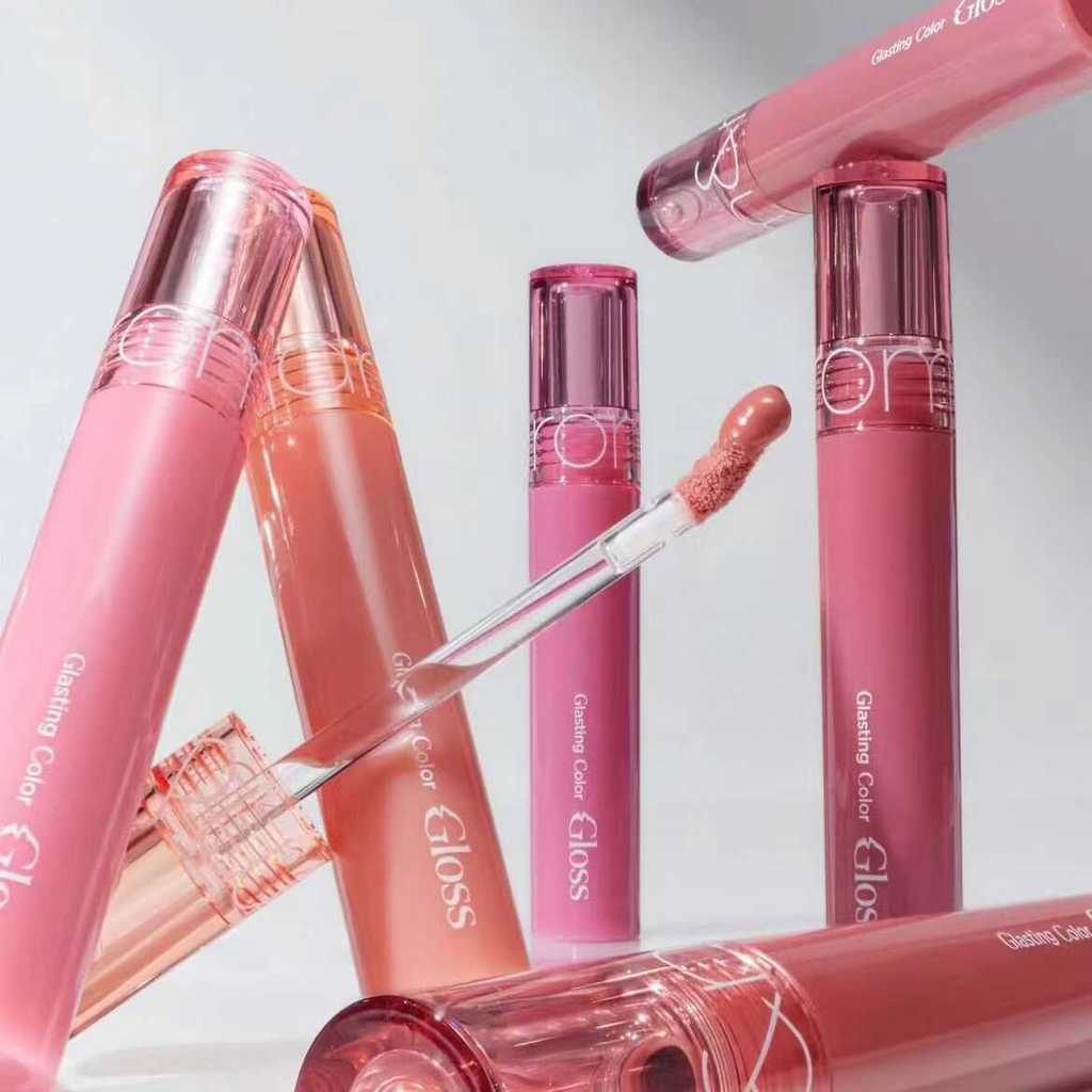 Pure Desire Full romand Angel Light Lip Gloss Warm Color Lip Glaze เกาหลีแก้ว Lip Syrup 01/02/06 สีข