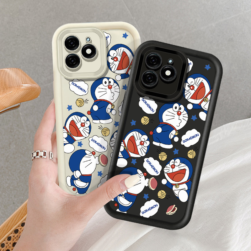 น่ารักการ์ตูน Doraemon pout สําหรับ infinix Hot 8 9 PRO X6511 X6823C X650C สมาร์ท 6 PLUS Hot 12 20 30 Play NOTE 12 30 PRO X655 X6816 X6826 X6825 X678B กันกระแทกปกอ่อน ราคา ถูกที่สุด ดีลบีเคเค รูปภาพหลัก