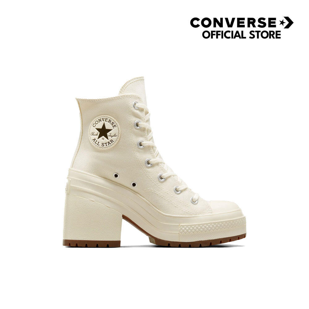 CONVERSE รองเท้าผ้าใบ รุ่น CHUCK 70 DE LUXE HEEL HI CREAM ผู้หญิง A05348CF_S4CMXX