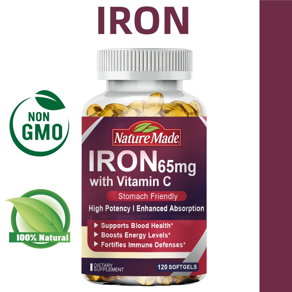 Nature Made Iron Supplement Softgels-ช่วยรักษาระดับธาตุเหล็กให้อยู่ในระดับปกติ