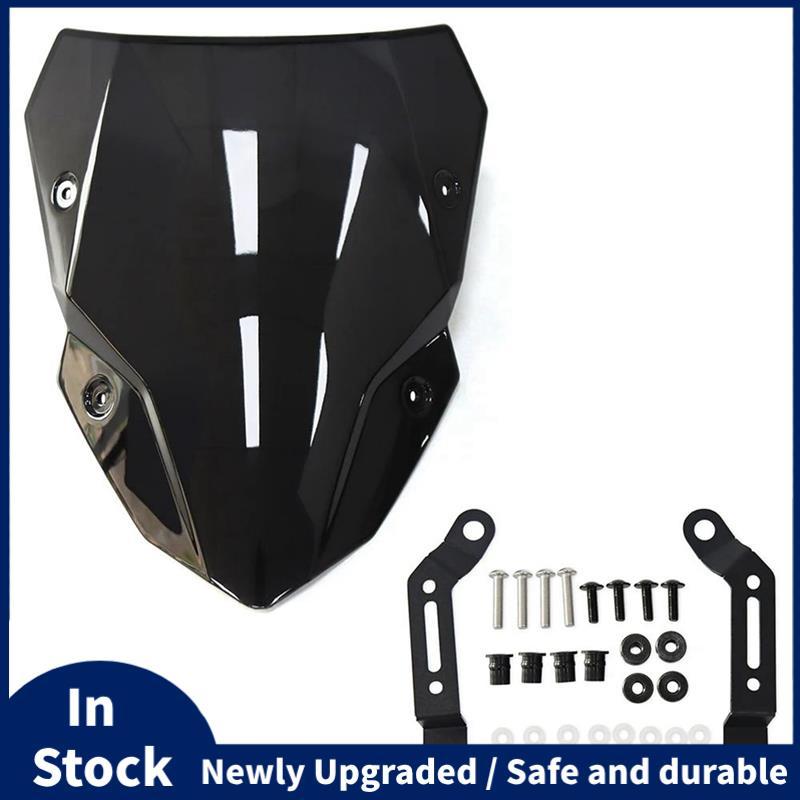 กระจกรถจักรยานยนต์กระจกบังลมสําหรับ Z500 Z 500 SE ABS 2024 2025 สีดํา