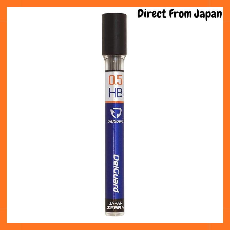 Zebra Delguard Replacement Pencil Leads 0.5 HB P-LD10-HB Size: 9.8x80x10.8/2.9