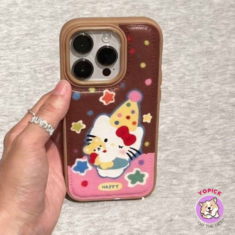 เสื้อกันหนาวน่ารักเคสโทรศัพท์สําหรับ iPhone 17promax 16promax 16plus 16pro 15promax 15plus 14plus 13 14 พร้อมหนังหุ้มปลายลึงค์ลาย 14 ป้องกันการตกนักเรียนหญิงตัด GBD - รูปที่ 3