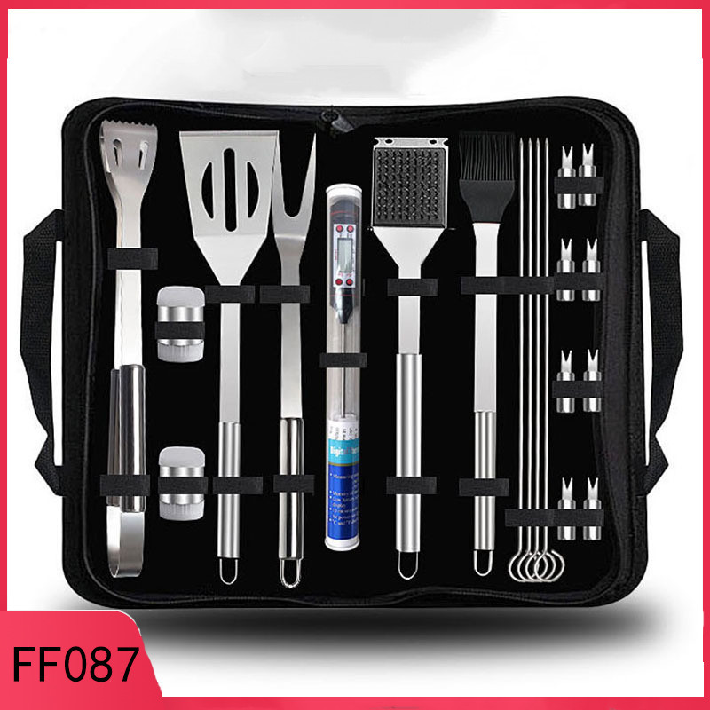 Sabai Shop 159 BBQ Tools Set Barbecue Utensil Accessories Thermometer Barbeque Grilling Accessories 