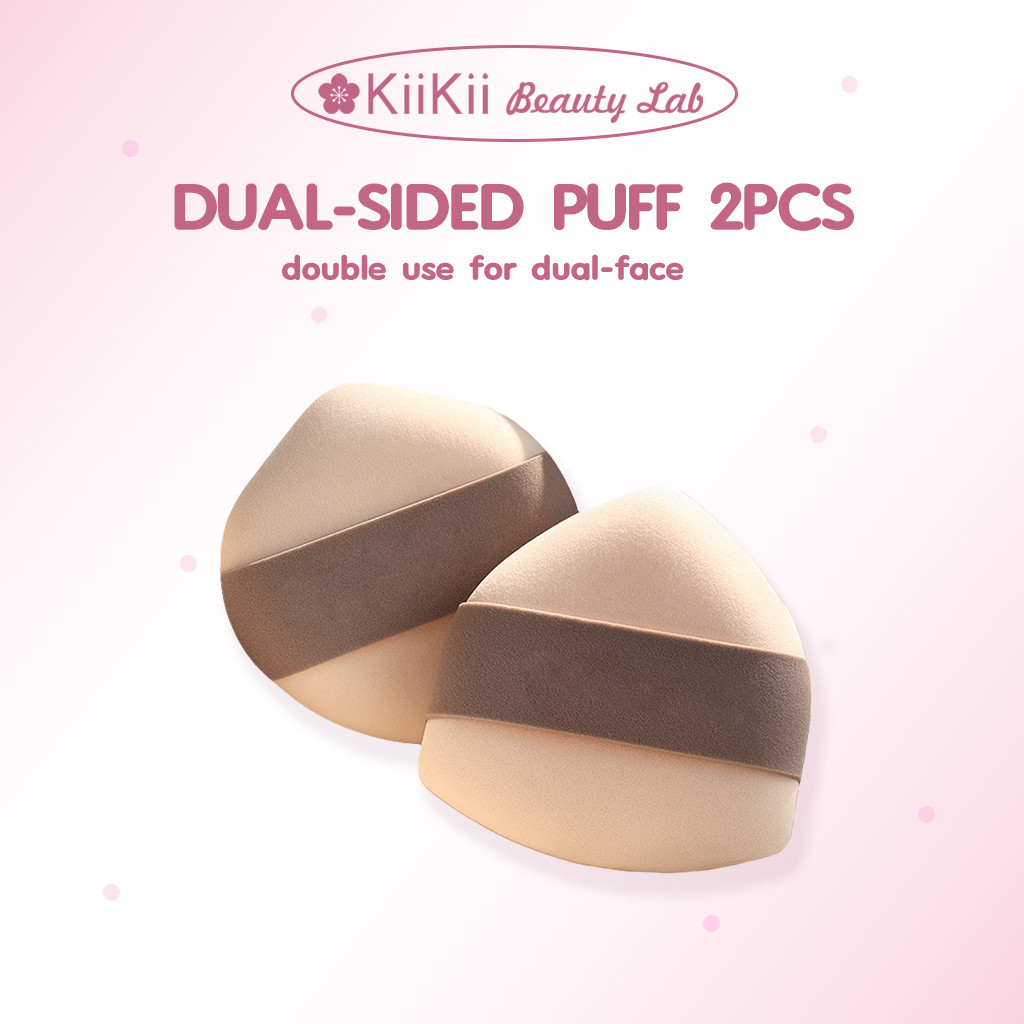 KiiKii Beauty Lab พัฟแต่งหน้า พัฟคุชชั่น เกลี่ยง่าย ใช้ได้ทั้งแห้งและเปียก สำหรับลงรองพื้น