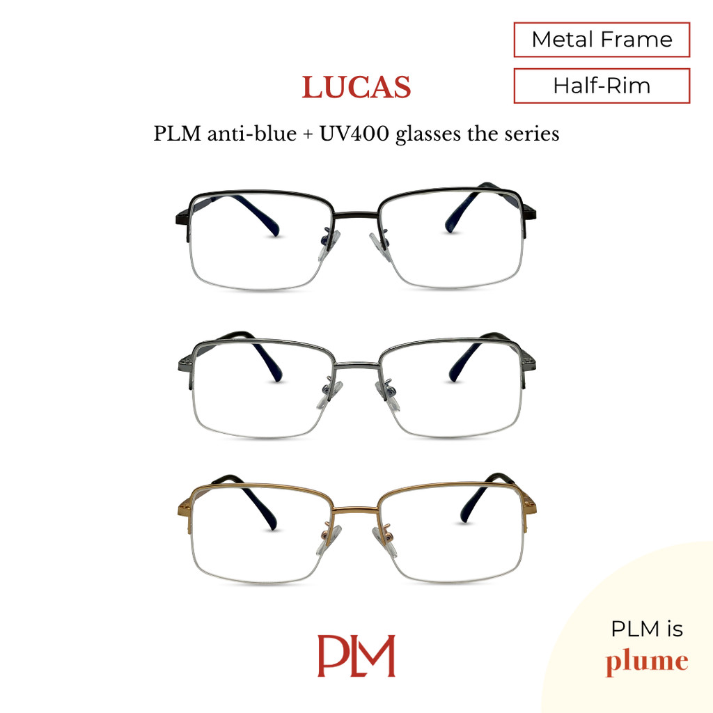 PLM (plume.bkk) แว่นกรองแสงสีฟ้ารุ่น  'Lucus' Sunglasses