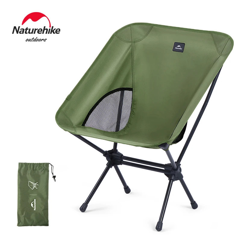 Naturehike Camping Chair, Yl08 Moon Shape เก้าอี้แคมป์ปิ้งแบบพับได้เก้าอี้ตกปลาน้ําหนักเบาเป็นพิเศษแ