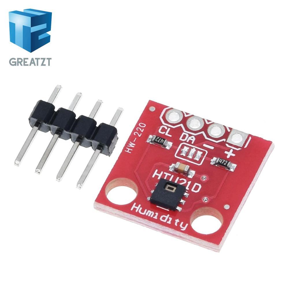 GREATZT 1 ชิ้น HTU21D อุณหภูมิและความชื้นเซนเซอร์โมดูลเซ็นเซอร์อุณหภูมิ Breakout สําหรับ arduino