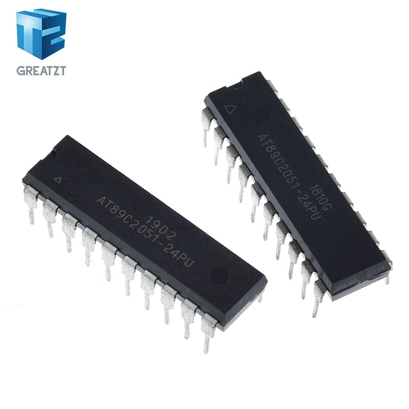 AT89C2051-24PU AT89C2051 DIP-20 นําเข้าตกแต่งบ้านใหม่ในสต็อก