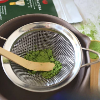 ☕☕☕ กระชอนร่อนผงชาญี่ปุ่น สแตนเลส กระชอน ตะแกรง ร่อนผงชา(Matcha Sifter)