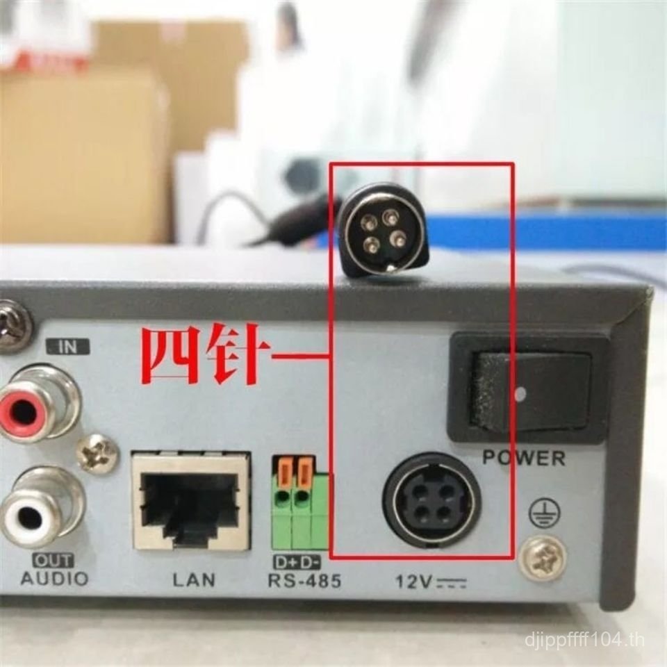 สายเคเบิลอะแดปเตอร์ที่ใช้งานได้ 4 Four-Pin Ocean Vision Video Recorder 12V1.2 A3.33A Power Pin X2WF