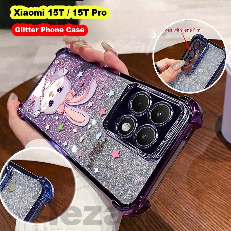 เคสXiaomi 15 T Pro 15T Xiaomi15T Pro 15TPro 15T เคสใส Soft Shining กันกระแทก Glitter ฝาหลัง