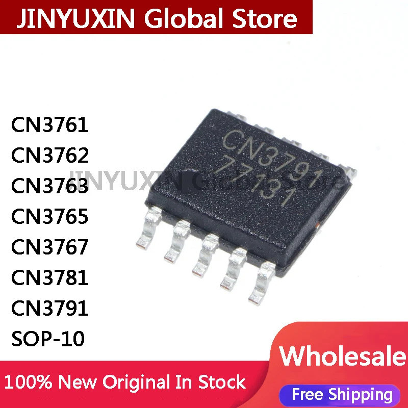 5 ชิ้น CN3761 CN3762 CN3763 CN3765 CN3767 CN3781 CN3791 SOP-10 SSOP-10 ชิป ic