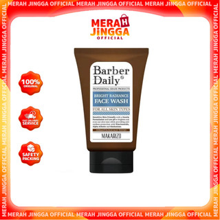 Makarizo Barber Daily Bright Radiance Face Wash 100ml | Merah Jingga Official