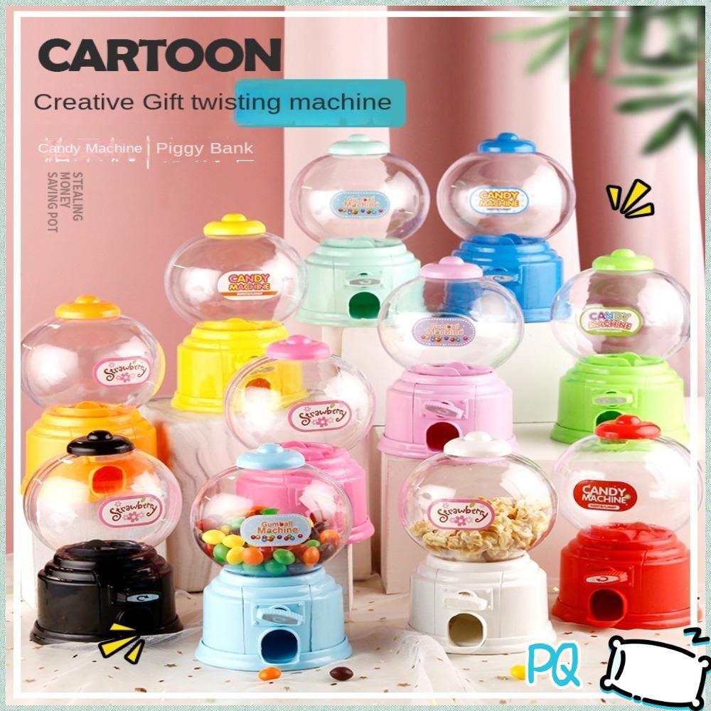 ตู้หมุนลูกอม Candy Machine PQ|ตู้วางขนม 8 สี, ตู้วางขนมพลาสติกแบบพกพา เด็ก