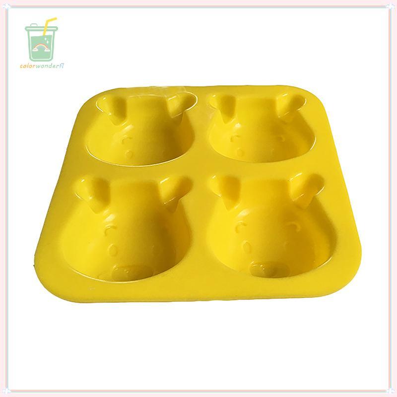 [สี] การ์ตูนซิลิโคนแม่พิมพ์อบช็อคโกแลตสบู่ มูล สัตว์น่ารักเครื่องมือตกแต่งเค้กคัพเค้ก ที บน ครัวพรรคซัพพลายของขวัญ ไทย - รูปที่ 2
