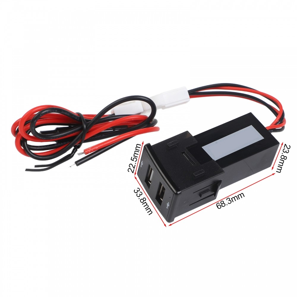ที่ชาร์จแบตในรถ DC12V -DC24V สําหรับ Isuzu D-MAX MU-X V-Cross USB Charger 5V Charger