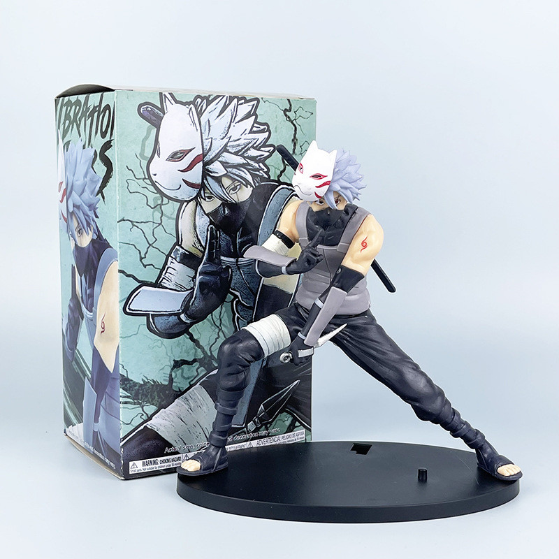 Naruto Stalking Battle Naruto Naruto Kakashi Set-up Model Decorative Boxed Figure