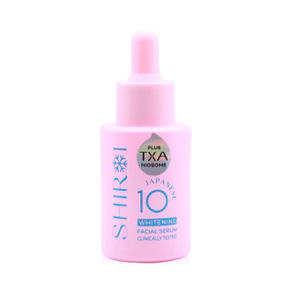 Shiroi Japanese 10 Whitening Facial Serum Plus Txa Niosome 25ml ชิโรอิ เซรั่มบำรุงผิวหน้า.