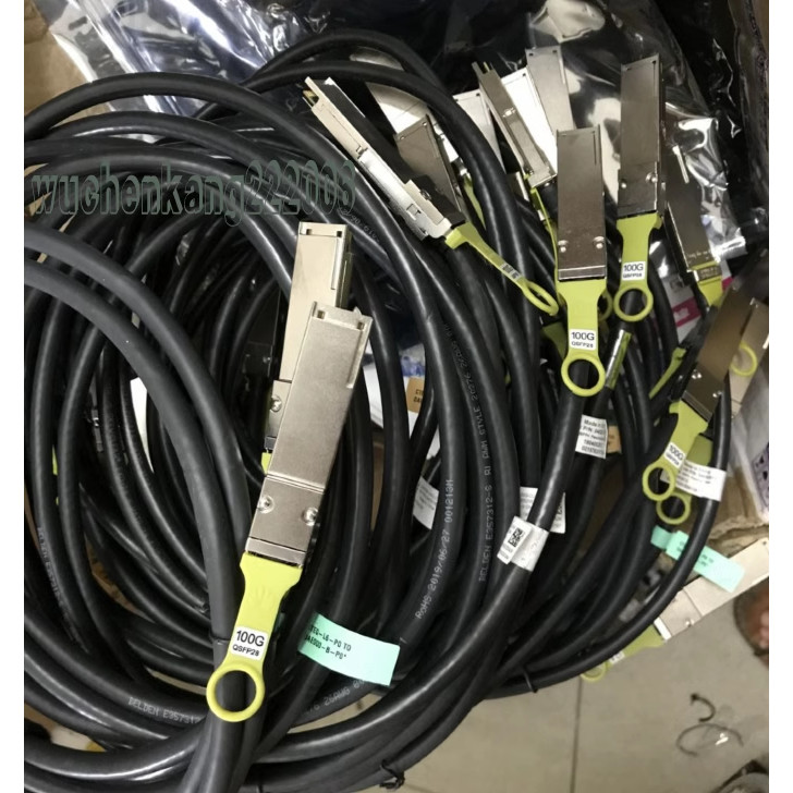 Original Disassembly Machine Huawei 100GB สายความเร็วสูง QSFP28-100G-CU3M สายซ้อน DAC 1m 3m 5m