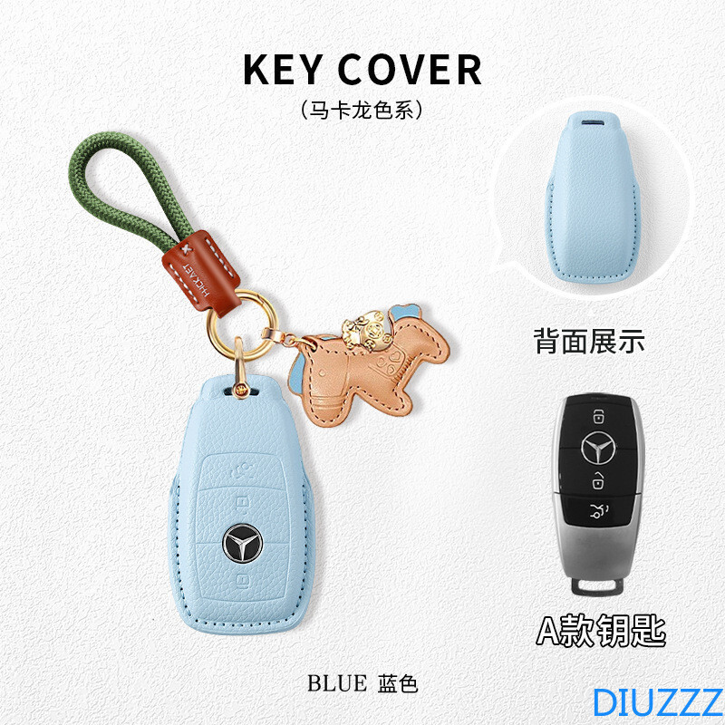 ฝาครอบกุญแจรีโมทรถยนต์สําหรับ Benz E300/ E260L/ C260/ C260L/ C260L/ C200L/ GLC300L/ GLE/ A200L/ GLB2