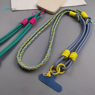 โทรศัพท์มือถือสายคล้องคอ Long Strap Backable Multifunctional สายคล้องโทรศัพท์มือถือปรับได้