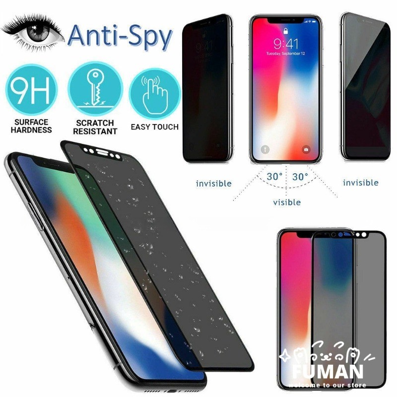 9D ฝาครอบ Anti-Spy Anti-voyeur กระจกนิรภัยสําหรับ Nubia Z70 Z61 Z60 Z50 ZTE Axon 40 Ultra Music Neo 