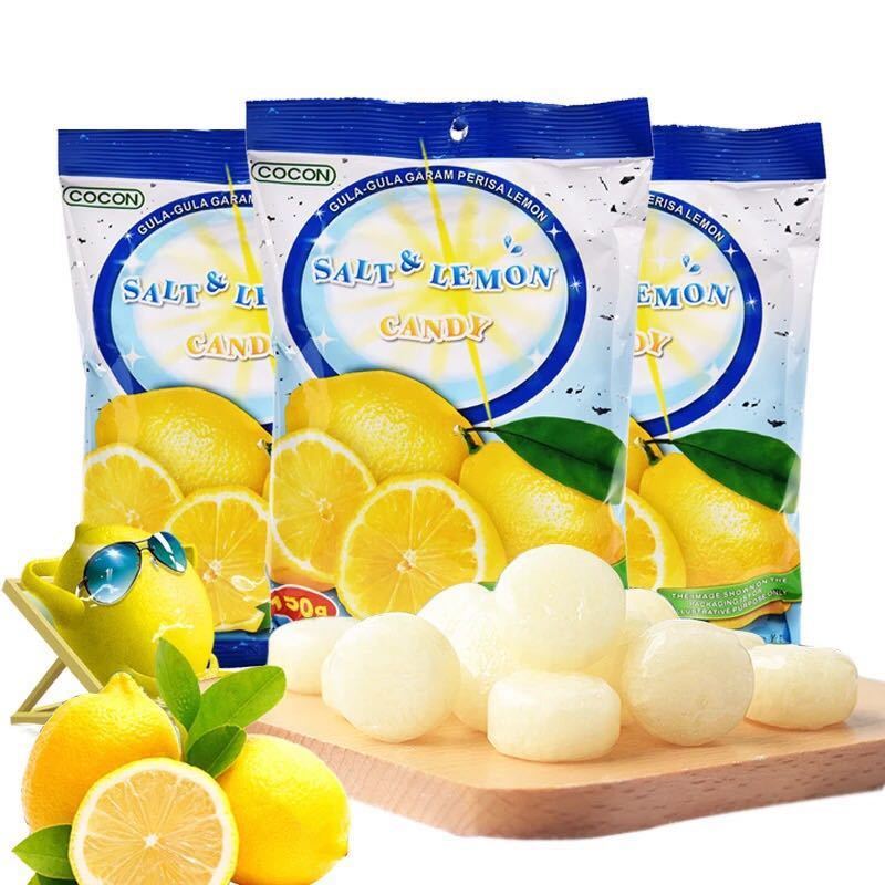 Kekang Brand Salty Lemon Flavour Candy Mint Flavour Fruit Hard Candy Bag Malaysia Snacks20251113