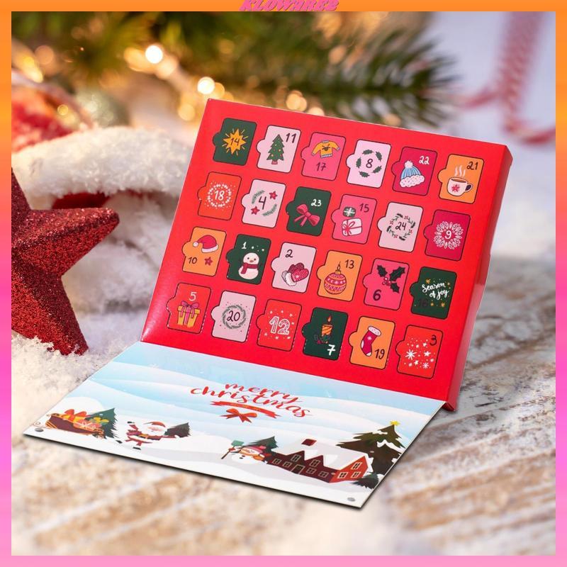 [Kloware2] กล่องปฏิทินจุติ DIY Surprise Cardboard Number Box ตกแต่งคริสต์มาส