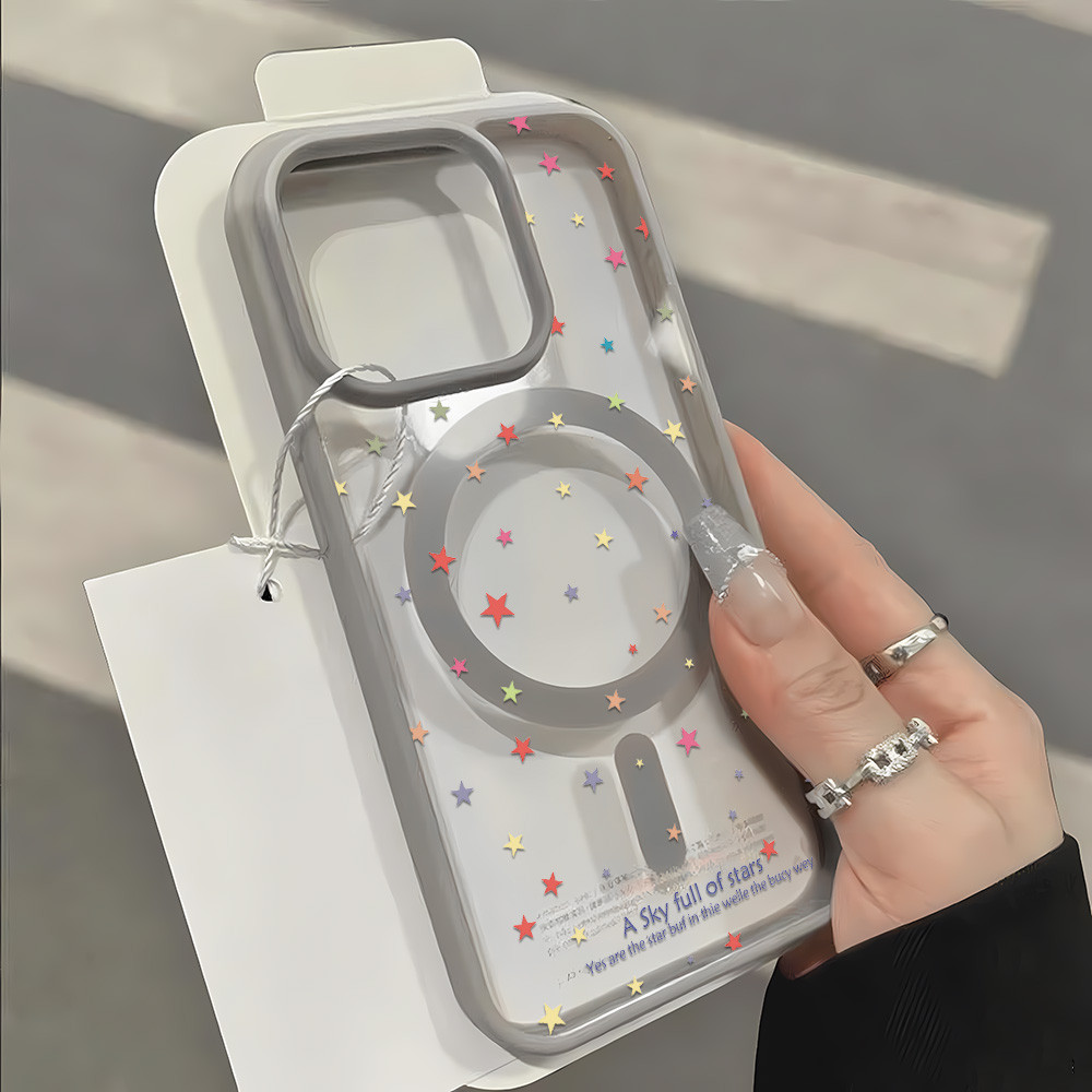Acrylic Magnetic Matte เคสทรศัพท์ For iPhone 11 13 16 17 Pro Max 15 14 12 Air 17promax 16promax 17pro เคสโทรศัพท์มือถือ ราคา ถูกที่สุด ดีลบีเคเค