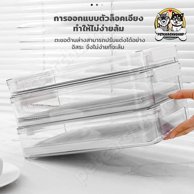กันน้ำและกันฝุ่น A4 กล่องเอกสารพลาสติก กล่องใส่เอกสาร กล่องเครื่องเขียน ง่ายต่อการพกพา กล่องเก็บเอกสาร thumbnail 4