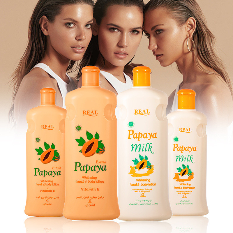 Hot Sale#Papaya Body Lotion Moisturizing, Exfoliating, Hydrating, Fragrant Body Lotion for Women600m