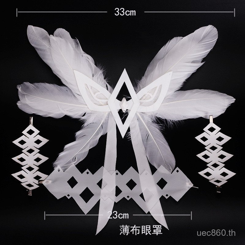 อุปกรณ์แต่งกายคอสเพลย์ มาสก์ตาและมงกุฎ สำหรับคอสเพลย์สาวCEO หรือพระเจ้า