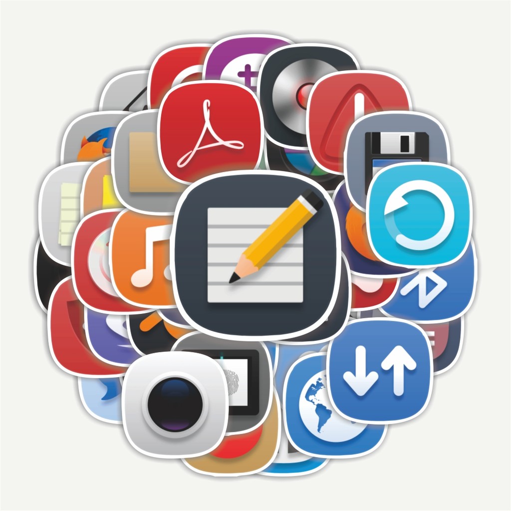 สติ๊กเกอร์แพ็ค ICON Usually สติ๊กเกอร์ | สติ๊กเกอร์ TUMBLR | สติ๊กเกอร์แล็ปท็อปสําหรับกระเป๋าเดินทาง