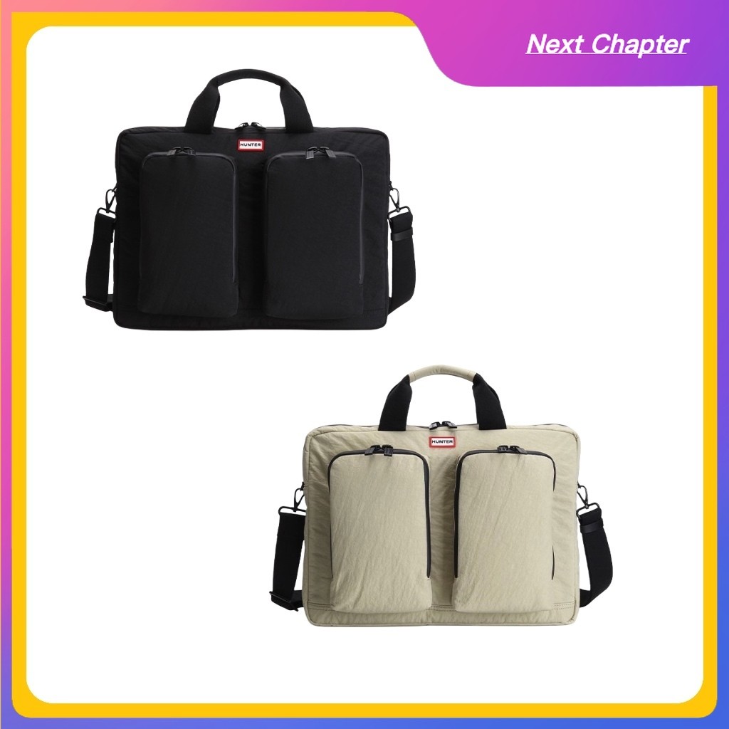 NC Korean Select HUNTER Laptop Tote Bag Twin Pocket Design K-FASHION DAILY BAG / WORK TOTE / LAPTOP 