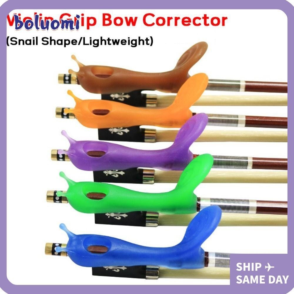 Blueomi Violin Bow Hold Posture Corrector International 4/4-1/2 Violin Bow Grip Adjustment Tool Sili