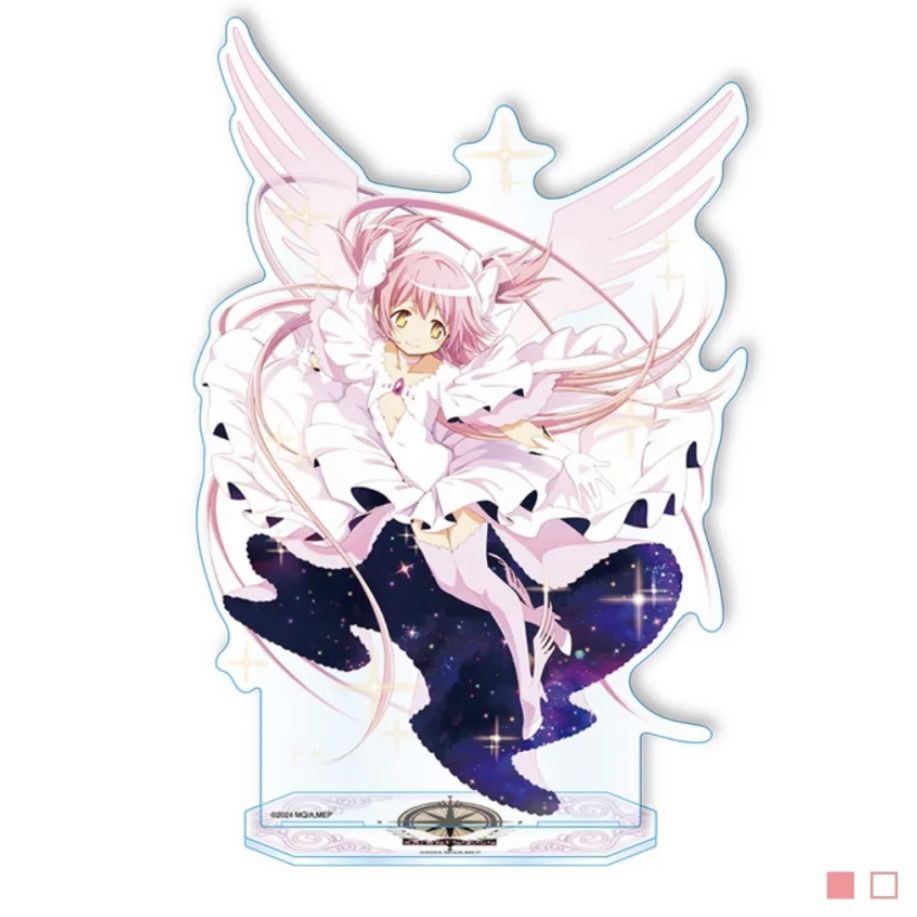 Puella Magi Madoka Magica อะคริลิคขาตั้ง Kaname Madoka รูป Akemi Homura Standee จอแสดงผลอะนิเมะสินค้าคอลเลกชันของขวัญตกแต่งโต๊ะ - รูปที่ 3