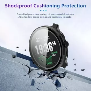 PC กระจกนิรภัยคลุมทั้งหมดสําหรับ Suunto Race 2 ป้องกันหน้าจอสําหรับ SUUNTO RACE 2 PC กรณีกันชน