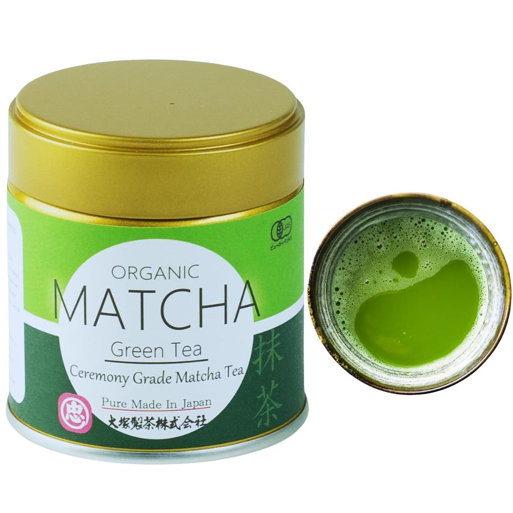 Otsuka Seicha Premium Organic Japanese Matcha Powder (30g Can)【Direct from Japan】
