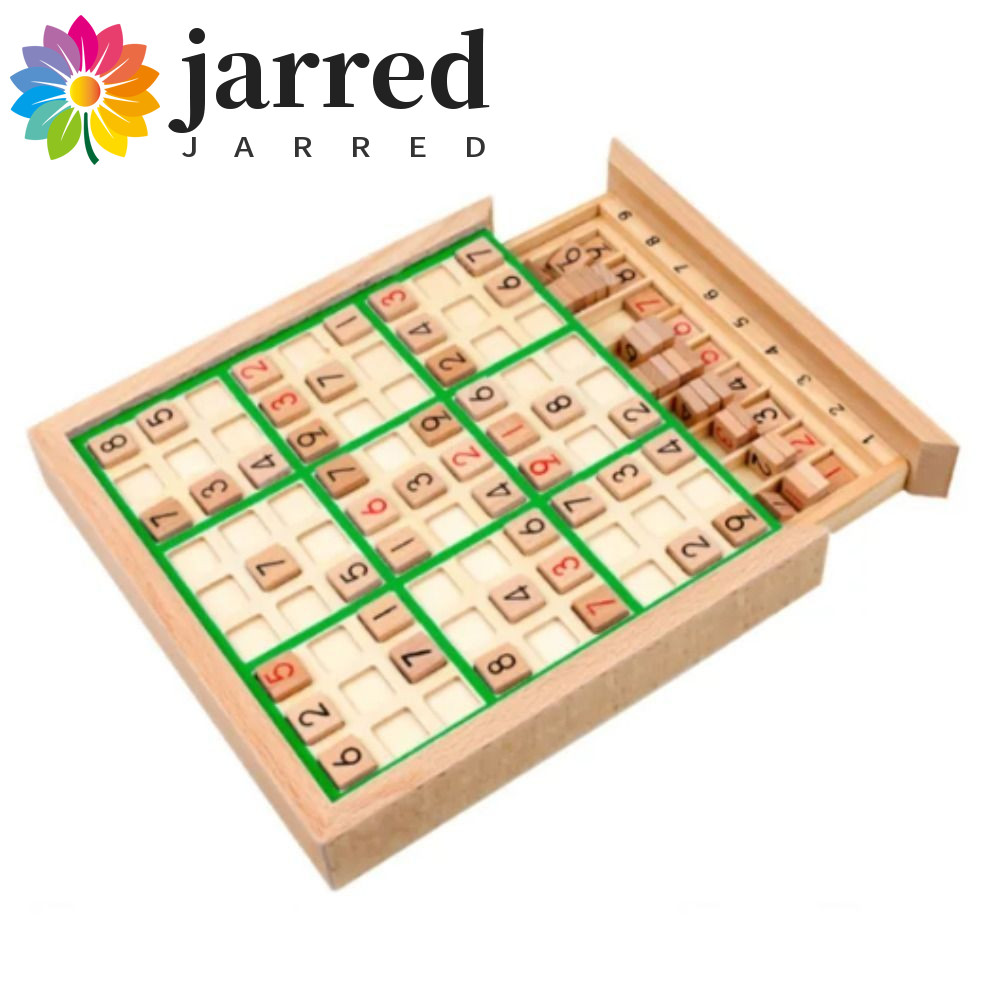 JARRED Sudoku Crosswords ของเล่น, Sudoku การศึกษาหมากรุก Sudoku, ตารางเกม Montessori หมากฮอสหมายเลข 